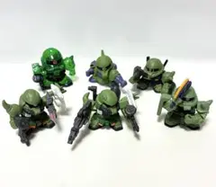 SDガンダムフルカラー　ザク　6点セット