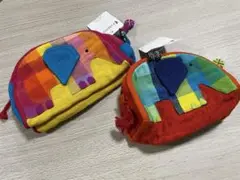 BAREFOOT ベアフット ゾウ ポーチ 2個 セット