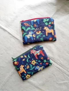 ダーラナホースのフラットポーチ（１個の価格です）