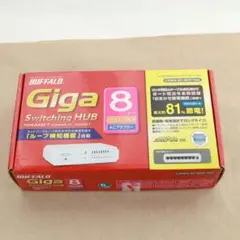 バッファロー 8ポートギガスイッチングハブ「LSW4-GT-8EP/WH」
