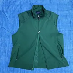 00s polo golf ナイロンベストダブルジップ