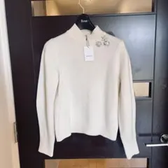 新品☆ANAYI ウールカシミヤビジュー プルオーバー/セオリー、23区、ロペ