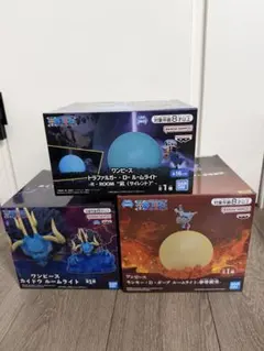 [新品] ワンピース　ロー・カイドウ・ガープ　ルームライト　3個セット