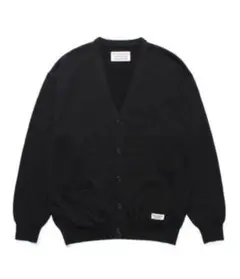 WACKO MARIA/COTTON KNIT CARDIGAN（BLACK）