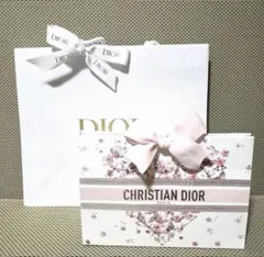 ディオール　CHRISTIAN DIOR ショップ袋ギフトバッグ　さくら　限定