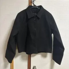 ウールピーコート 黒 ショート丈