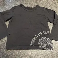 COMME CA ISM ブラック 長袖カットソー 110A