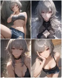 ★No.165〜No.172 オリジナルキャラクター【AIイラスト】