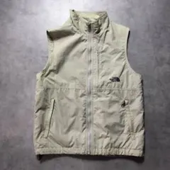 WQ605●THE NORTH FACE：ナイロンベスト ●● ベージュ系