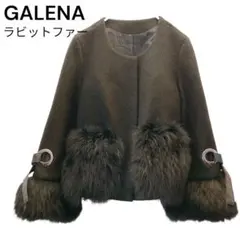 ノーカラーコート ファーコート