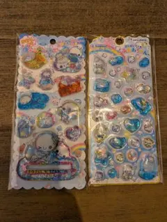 ぷくぷくあわわちゃん ウォーターインシール メロウアクアリウム 2枚セット