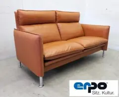 展示品■ドイツ■エルポ■ポルト■総革■2人掛けリクライニングソファ■126万円■
