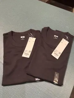 【新品　未使用】UNIQLO U ブラック Tシャツ Mサイズ2枚セット