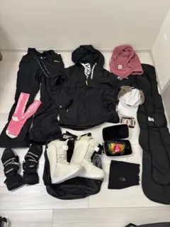 美品 スノーボードウェアセット 女性