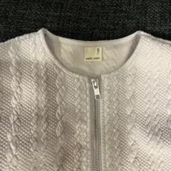 ノーカラー ジャケット