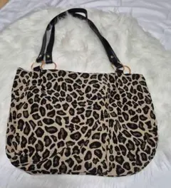 バッグ トートバッグ ヒョウ柄 レオパード ギャル Y2K アクセント