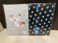 A4ファイルセット ポケモン クリアファイル ピカチュウとズリのみ