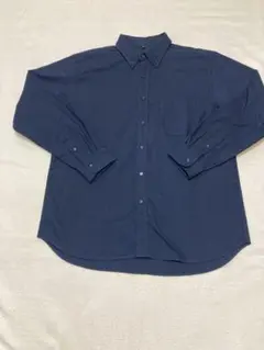 （株）ワークマンメンズ厚手コットン長袖シャツ〔LL〕美品 最終値