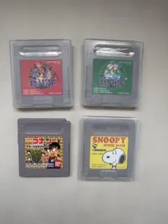 【正常動作品】ゲームボーイ　ポケットモンスター 赤 緑 ソフト4本セット