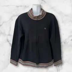 【BURBERRY BLACK LABEL】トラックジャケットジップスウェット