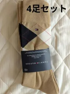 TOMMY HILFIGER ドレスクルーソックス 4ペア