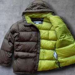 希少 コロンビア エレメントグレイシャー ダウンジャケット 肉厚 L ブラウン