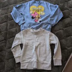 ミニーマウス トレーナー 水色