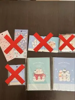 スノーマン2点セット　メモ帳