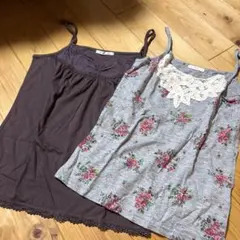 marble ink & r.p.sキャミソール 2点セット