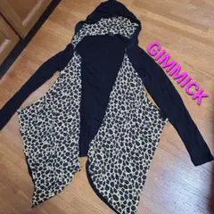 GIMMICKフード付きヒョウ柄カーディガン羽織ギャル d.i.a.パンクロック