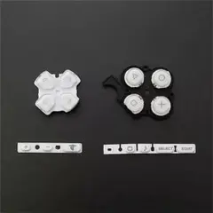 PSP3000用 十字ボタン ○×△□ ボタン ゴム セット ホワイト G213