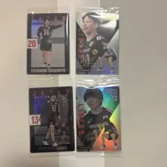 日本男子バレー ウエハース カード 山本 小川