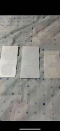 Apple iPhone ロゴステッカー 3枚セット