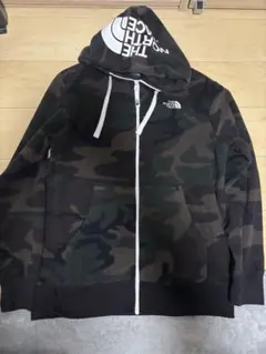 ノースフェイス フルジップパーカー 迷彩 L