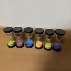 カラフル砂時計 6個セット