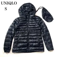 新品 UNIQLO ユニクロ ウルトラライトダウンジャケット　S ブラック 袋付