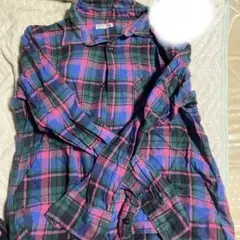 ネルシャツ ピンク