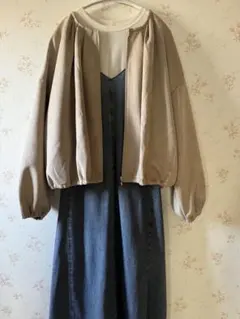 ☆nAvy ☆スエードポンチブルゾンレディース