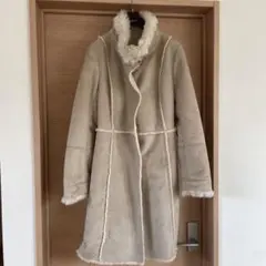 コムサイズム　ファーコート　L