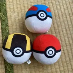 ポケットモンスター ぬいぐるみ～モンスターボールコレクション～3種