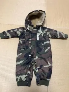 ベビー服 GASBAG 迷彩柄ロンパース 80cm