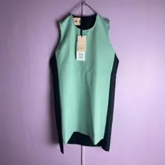 【永野芽郁着用/タグ付き】プランシー☆バイカラーノースリーブワンピース