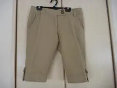 ハーフパンツ　長めショートパンツ　M 　ベージュ　W62　Right onのサムネイル
