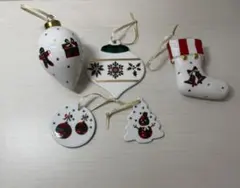 白磁 オーナメント クリスマス ポーセラーツ - メルカリ