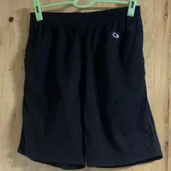 Champion 黒 ショートパンツ Lサイズ