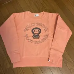 BAPE BABY MILO トレーナーXS