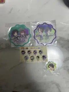 名探偵コナン くら寿司 ラバーコースター ラバーチャーム 3点セット