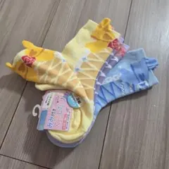 新品タグ付き キッズ靴下セット（プリンセスデザイン）