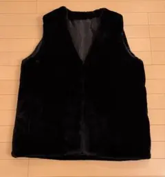 sakishimatokyo サキシマトーキョー ボアベスト F ブラック