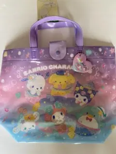 サンリオみんな集合 かわいいプールバッグ